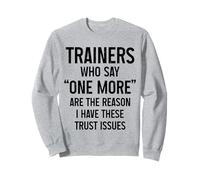 Divertido Gimnasio Fitness Problemas de Confianza Pilates Yoga Sudadera