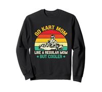 Divertido Go Kart Racing Mamá Mujeres Karting Go Kart Racer Sudadera