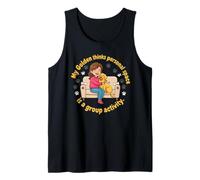 Divertido Golden Retriever Dog Mom Cute Pet Lover Camiseta sin Mangas