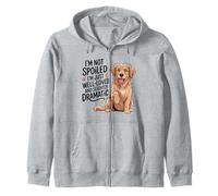 Divertido Golden Retriever Mamá Drama Reina Bien Querido Cachorro Humor Sudadera con Capucha