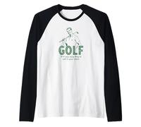 Divertido Golf Si Fuera Fácil Lo Llamarían Tu Mamá Juego de Palabras Golfing Camiseta Manga Raglan