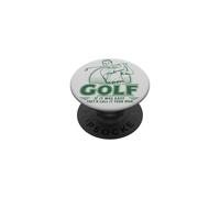 Divertido Golf Si Fuera Fácil Lo Llamarían Tu Mamá Juego de Palabras Golfing PopSockets PopGrip Adhesivo