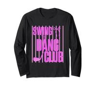 Divertido Golfing Swing The Dang Club Rosa Golf Mamá Manga Larga