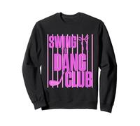 Divertido Golfing Swing The Dang Club Rosa Golf Mamá Sudadera