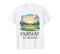 Divertido Golfista del Campo de Golf Fairway to Heaven Camiseta