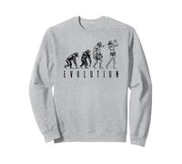 Divertido Golfista evolución Hombre Mono cavernícola Jugador de Golf papá Sudadera