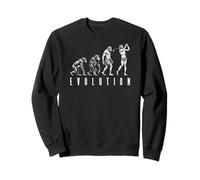 Divertido Golfista evolución Hombre Mono cavernícola Jugador de Golf papá Sudadera