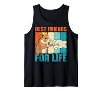 Divertido Golpe de puño de los Mejores Amigos de por Vida de un hámster Camiseta sin Mangas