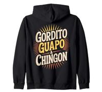 Divertido Gordito Guapo Chingon Estilo Español Mexicano Humor Sudadera con Capucha