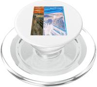 Divertido gráfico artístico de Edvard Munch Scream Famoso PopSockets PopGrip para MagSafe