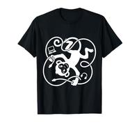 Divertido gráfico de Animales para Trabajo Remoto con Forma de Mono Que Trabaja Desde casa Camiseta