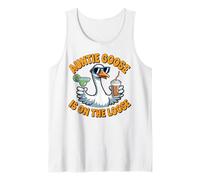 Divertido gráfico de Auntie Goose On The Loose Camiseta sin Mangas