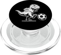 Divertido gráfico de balón de fútbol T-Rex - Lindo Amante de PopSockets PopGrip para MagSafe