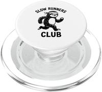 Divertido gráfico de Correr de Sloth Slow Runners Club PopSockets PopGrip para MagSafe