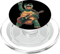 Divertido gráfico de Dibujos Animados de Tortuga Rock and Roll juguetón Vibrante PopSockets PopGrip para MagSafe