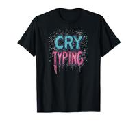 Divertido gráfico de Escritura de llanto para un Aspecto Genial Camiseta