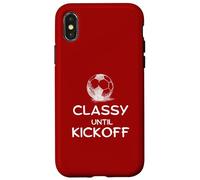 Divertido gráfico de Futbolista de fútbol mamá papá con Clase hasta el Inicio Carcasa para iPhone X/XS