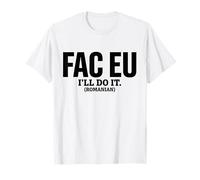 Divertido gráfico de Humor con Frase lingüística de la Herencia rumana Camiseta