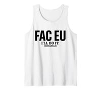 Divertido gráfico de Humor con Frase lingüística de la Herencia rumana Camiseta sin Mangas