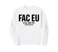 Divertido gráfico de Humor con Frase lingüística de la Herencia rumana Sudadera