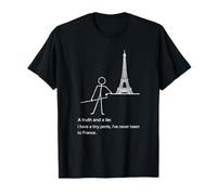 Divertido gráfico de Memes sarcástico para Adultos de Stickman Truth or Lie Camiseta