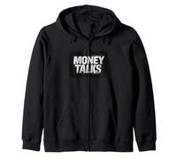 Divertido gráfico de Money Talks para niños y niñas Sudadera con Capucha