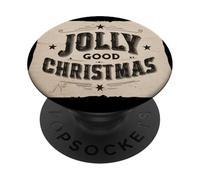 Divertido gráfico de Navidad Jolly Good PopSockets PopGrip Adhesivo