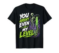 Divertido gráfico de ovnis alienígenas con Texto «You Are N't Even On My Level» Camiseta