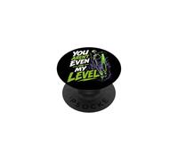 Divertido gráfico de ovnis alienígenas con Texto «You Are N't Even On My Level» PopSockets PopGrip Adhesivo
