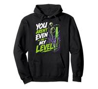 Divertido gráfico de ovnis alienígenas con Texto «You Are N't Even On My Level» Sudadera con Capucha