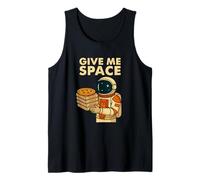 Divertido gráfico de Pizza de Astronauta - Give Me Space Camiseta sin Mangas
