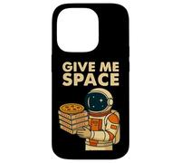 Divertido gráfico de Pizza de Astronauta - Give Me Space Carcasa para iPhone 14 Pro