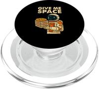 Divertido gráfico de Pizza de Astronauta - Give Me Space PopSockets PopGrip para MagSafe