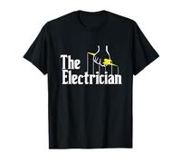 Divertido gráfico de The Electrician Master Sparky Lightning Bolt Camiseta