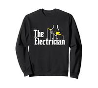 Divertido gráfico de The Electrician Master Sparky Lightning Bolt Sudadera