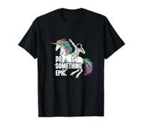 Divertido gráfico Motivacional Spacecore, Haz Algo épico Camiseta