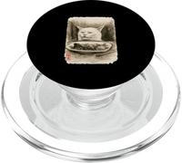 Divertido Gritado A Los Amantes De Los Gatos Meme Sumi-e Arte Japonés Anime PopSockets PopGrip para MagSafe