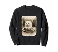 Divertido Gritado A Los Amantes De Los Gatos Meme Sumi-e Arte Japonés Anime Sudadera