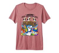 Divertido Grito de Gaviota, Impresionante tiburón niño, Regreso a la Escuela, niños Camiseta Premium