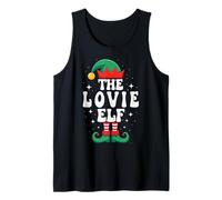 Divertido Grupo Familiar navideño de The Lovie Elf Camiseta sin Mangas