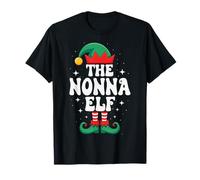 Divertido Grupo Familiar navideño de The Nonna Elf Camiseta