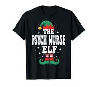 Divertido Grupo Familiar navideño de The Psych Nurse Elf Camiseta