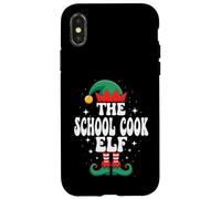 Divertido Grupo Familiar navideño de The School Cook Elf Carcasa para iPhone X/XS