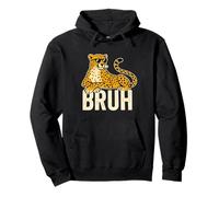 Divertido Guepardo Bruh Leopardo Meme para Chico Chica Adolescente Hombre Mujer Sudadera con Capucha