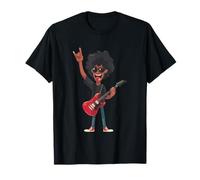 Divertido Guitarrista Estilo Retro Amante de la música diseño Camiseta