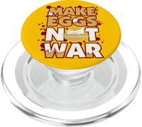 Divertido Hacer Huevos No Guerra Pollo Desayuno PopSockets PopGrip para MagSafe