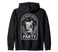 Divertido Halloween Bar Crawl Til Death Do Us Party Sudadera con Capucha