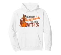 Divertido Halloween Black Witch All My Ghoul Friends Witches Fun Sudadera con Capucha