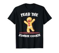 Divertido Halloween de Fear The Zombie Cookie Camiseta