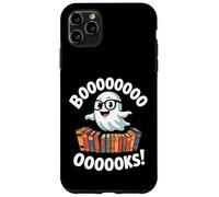 Divertido Halloween Fantasma Nerd Libro Amante Bibliotecario Carcasa para iPhone 11 Pro MAX